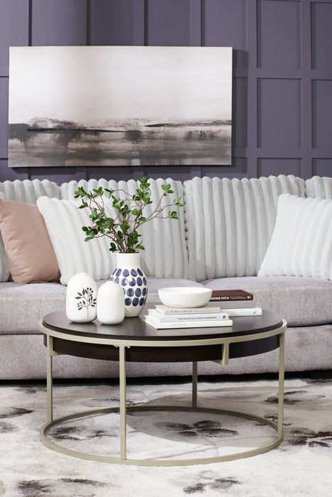 Ceramic 10\" Navy Polka Dot Flower Vase - White