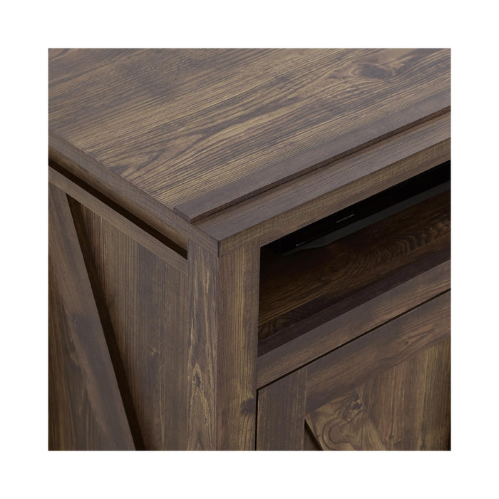 Ameriwood Home Farmington Electric Fireplace TV Console for TVs up to 60\" - Rustic Pine