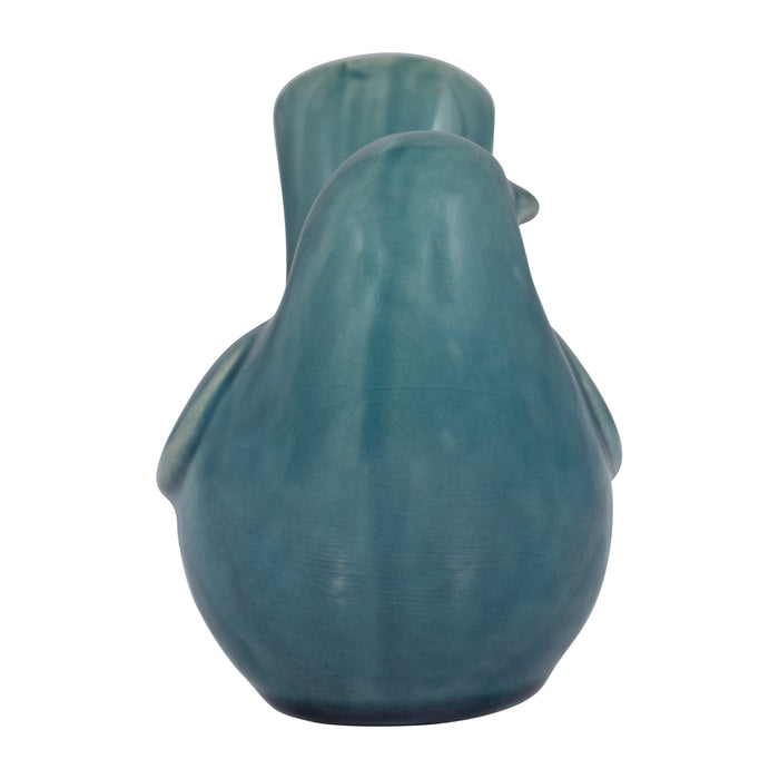 Ceramic 5\" Side View Bird - Blue