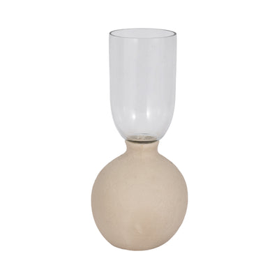 Ecomix Glass 13" Vase - Ivory|Vase Ecomix de 13 po en verre - ivoire