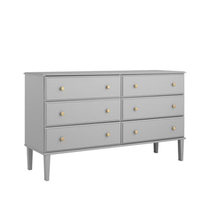 Prepac Lux 6-Drawer Dresser - Grey