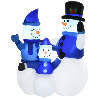 Homcom 4ft Snowman Inflatable Christmas Decoration|Homcom Decorations De Noel