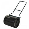 Outsunny 20" Push/Tow Behind Lawn Roller, Heavy Duty Sod Drum Roller Filled with 16 Gal Water/Sand, Grass Flattener for Yard, Patio, Park, Black