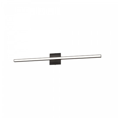 Dainolite Arandel Vanity Light 24w LED Matte Black White Acrylic Diffuser Lamp|Lumière de coiffeuse Arandel de Dainolite en acrylique blanc qui diffuse la lumière, avec fini noir mat et ampoule à DEL de 24 W