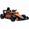 Qaba 12v Electric Car For Kids With Remote Control, Battery Powered Ride-On Kids Car Electric Ride On Car With Suspension, Music, Mp3, For Toddlers 3-5 Years, Orange