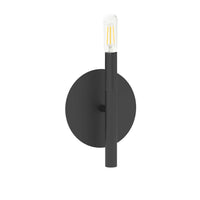 Dainolite Wand 1 Light Wall Sconce Matte Black Lamp