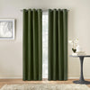 Thermaplus Alpine Olive Blackout Grommet Curtain Panel - 52 x 108