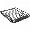 Soozier Roof Rack Cargo Carrier Basket, 150LBS Heavy Duty Roof Basket, 46\" x 36\" x 4.5\" Rooftop Cargo Carrier for SUV, Truck, Car, Top Luggage Storage Holder for Travel, Camping