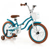 Costway 18\" Kids Bike Toddler Bicycle With Training Wheel Kickstand For 4-8 Years Old Girl