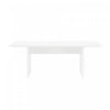 Ella Modern 79\" Dining Table in White