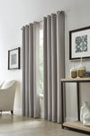 Thermalogic Antique Silver Pearl Satin Room Darkening Grommet Curtain Panel - 52 x 84