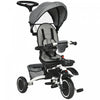 Aosom 6-in-1 Toddler Tricycle, Kids Trike With Rotatable Seat, Adjustable Push Handle, Safety Harness, Detachable Canopy, Semi-reclining Footrest, For 12-50 Months, Grey