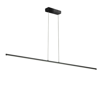 Dainolite Array LED Horizontal Pendant 30w 36" Matte Black Finish White Acrylic Diffuser Lamp|Luminaire suspendu horizontal Array de Dainolite de 36 po en acrylique blanc qui diffuse la lumière, avec fini noir mat et ampoule à DEL de 30 W