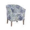 Simon Fabric Oceanside Accent Chair - Grey
