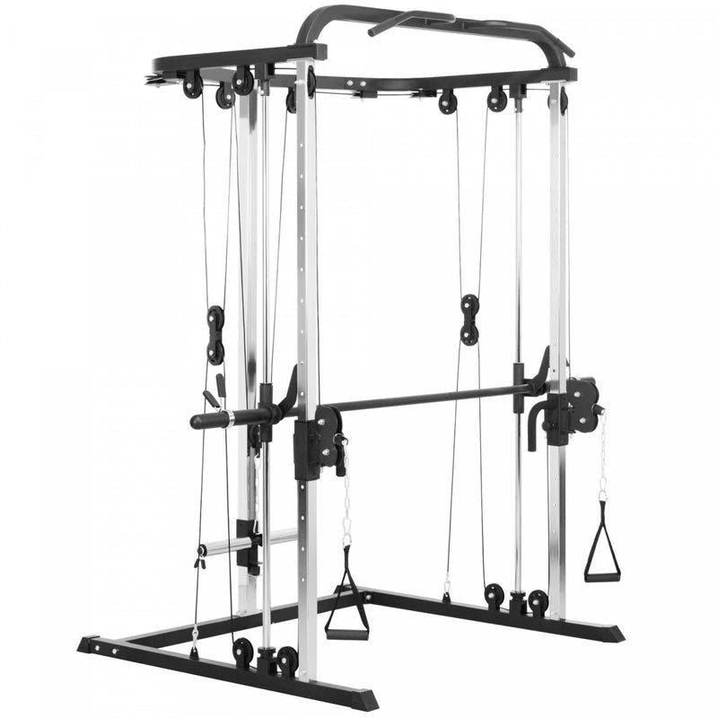 Soozier Smith Machine With Cable Crossover System And Squat Rack - The ...