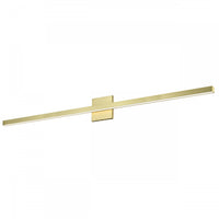 Dainolite Arandel Vanity Light 36w LED Aged Brass Frosted Acrylic Diffuser Lamp