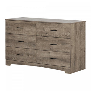 Step One 6-drawer Dresser - Weathered Oak 