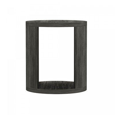 Alure Contemporary 20" End Table in Charcoal | Table d’appoint contemporaine Alure 20" en charbon