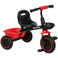 Qaba Tricycle For Toddler 2-5 Year Old Girls And Boys, Toddler Bike With Adjustable Seat, Storage Ba