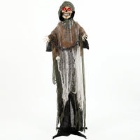 5.6ft Animated Halloween Grim Reaper, Halloween Animatronics