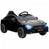 Qaba Mercedes-amg Cla 45 Licensed 12v Powered Ride-On Car, Battery Powered Kids Electric Car With Remote Control, Transport Wheels, Spring Suspension, Led Lights, Music Horn, Black