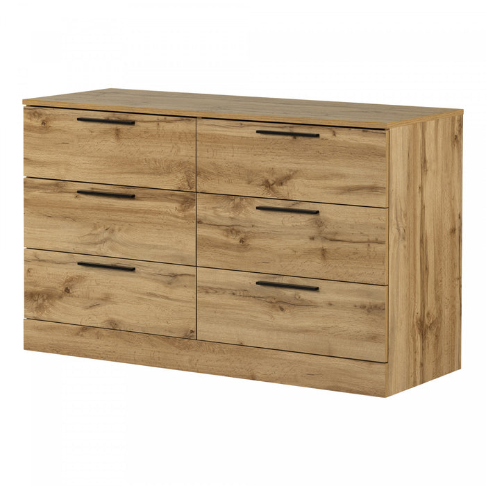 Step One Essential 6-drawer Dresser - Nordik Oak 
