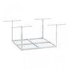 Gladiator Overhead Gearloft™ Hammered White Storage Rack - 4' x 4'