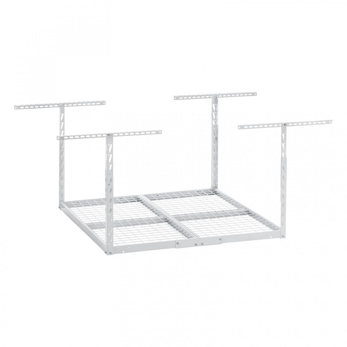 Gladiator Overhead Gearloft™ Hammered White Storage Rack - 4' x 4'