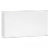 Dainolite Emery LED Wall Sconce 20w Matte White Frosted Acrylic Diffuser Lamp