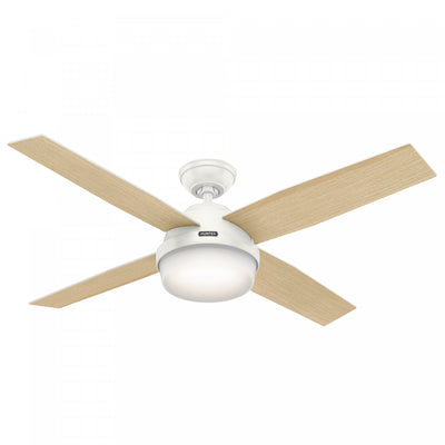 Dempsey Ceiling Fan with Light Fixture - White | Ventilateur de plafond Dempsey avec luminaire - Blanc