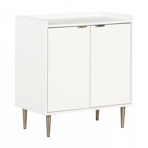 Maliza 2-Door Storage Cabinet - Pure White