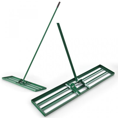 Costway Lawn Leveling Rake 36" X 10" Heavy Duty Level Lawn Tool For Garden Backyard/lawn