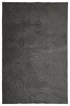 Somos Contemporary Charcoal Washable Rug 9'0\" x 12'0\" Indoor Area Rug