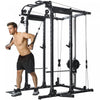 Soozier Multi-Functional Power Rack, Smith Machine with Pull Up Bar