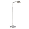 Dainolite LED Swing Arm Floor Lamp 9w Satin Nickel Finish
