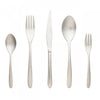 Arimi Giulia Frozen Italian Stainless Steel 20 Piece Flatware Set - Service For 4