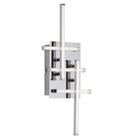 Dainolite Summit 5 Light LED Wall Sconce Polished Chrome Finish Lamp