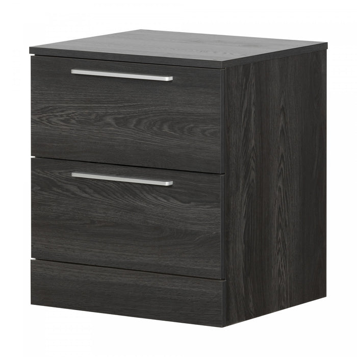 Step One Essential 2-drawer Nightstand - Gray Oak 