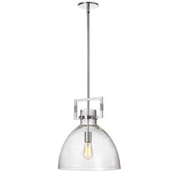 Dainolite Liberty 1 Light Pendant Polished Chrome Finish Lamp
