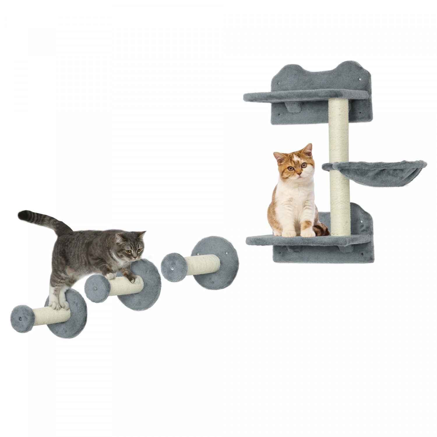 Indoor cat shelves hot sale