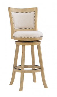 Tift Fabric Barstool - Light Driftwood