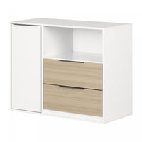Hourra 2-Drawer Dresser - Soft Elm White