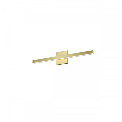 Dainolite Arandel Vanity Light 18w LED Aged Brass Frosted Acrylic Diffuser Lamp|Lumière de coiffeuse Arandel de Dainolite en acrylique givré qui diffuse la lumière, avec fini laiton vieilli et ampoule à DEL de 18 W