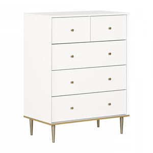 Dylane 5-Drawer Chest - Pure White
