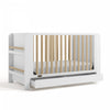 Graco Read with Me Convertible Crib with Drawer - White/Driftwood