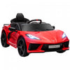 Qaba Electric Car For Kids, 12v Battery Powered Ride-On Kids Car With Remote Control, Suspension System, Music, Horn, Headlight, Slow Start, Kids Ride On Car For 3-6 Years Old, Red