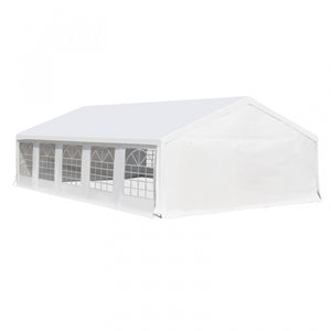 Outsunny 20'x33' Large Party Tent & Carport With Removable Sidewalls And Windows, Portable Garage Canopy Tent, Sun Shade Shelter, For Parties, Wedding, Outdoor Events