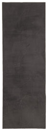 Elion Contemporary Charcoal Washable Rug 2'8\" x 8'0\" Indoor Area Rug
