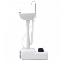 kleankin Portable Camping Sink Hand Wash Station with 17L Water Tank