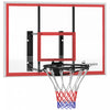 Soozier Wall Mounted Basketball Hoop With Shatter Proof Backboard, White